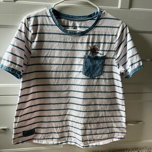 Disney Pixar Remy's Ratatouille Adventure Embroidered Pocket Shirt Size M